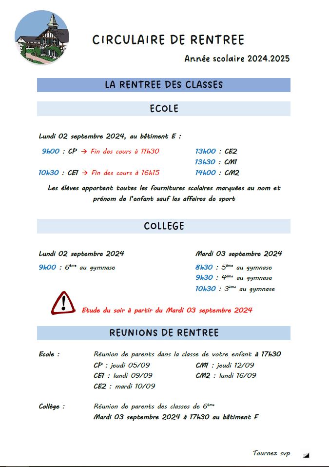Circulaire rentrée 2024 1